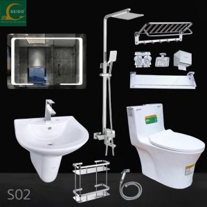 Combo thiết bị phòng tắm SEIDO-S02