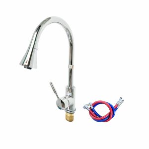 Vòi rửa bát đồng mạ nóng lạnh SEIDO VD3110