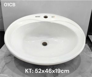Chậu sứ men ngọc trai âm SEIDO 01CB