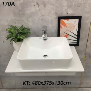 Chậu sứ men ngọc trai nổi SEIDO 170A