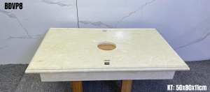 Bàn đá lavabo phào treo tường BĐVP8