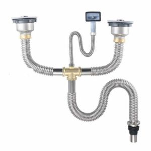 Xi phông 2 hố inox ZINAN XPR1