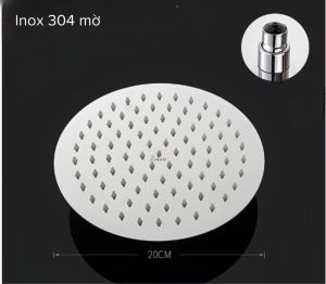 Bát sen cây tròn inox 304 mờ ZINAN Z-BSCT