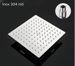 Bát sen cây vuông inox 304 mờ ZINAN Z-BSCV