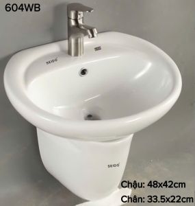 Chậu rửa mặt SEIDO treo tường 604WB