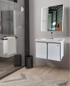 Bộ gương tủ chậu nhựa đặc PVC SEIDO T8066