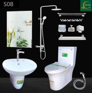 Combo thiết bị phòng tắm SEIDO S08