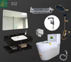 Combo thiết bị phòng tắm SEIDO S12