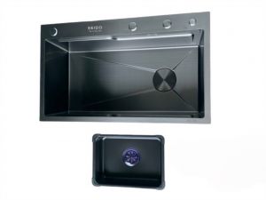 Chậu inox 304 nano đen SEIDO NĐ 7846