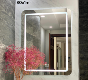 Gương phòng tắm đèn led sấy SEIDO MG80x1M