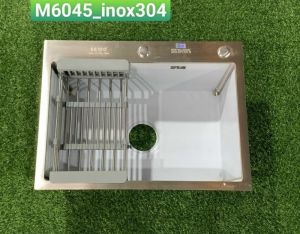 Chậu rửa 1 hố inox đúc 304 SEIDO M6045